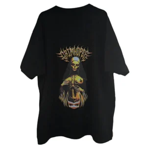 Polera Negra Sexy Nun | Grimhoper | 4XL