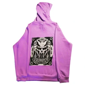 Polerón Estampado Morado | Grimhoper