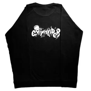Suéter | Negro | Graffiti Grimhoper Frontal | XXL