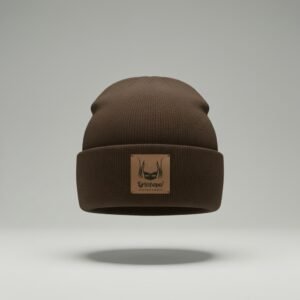 Beanie Leather Patch — Grimhoper